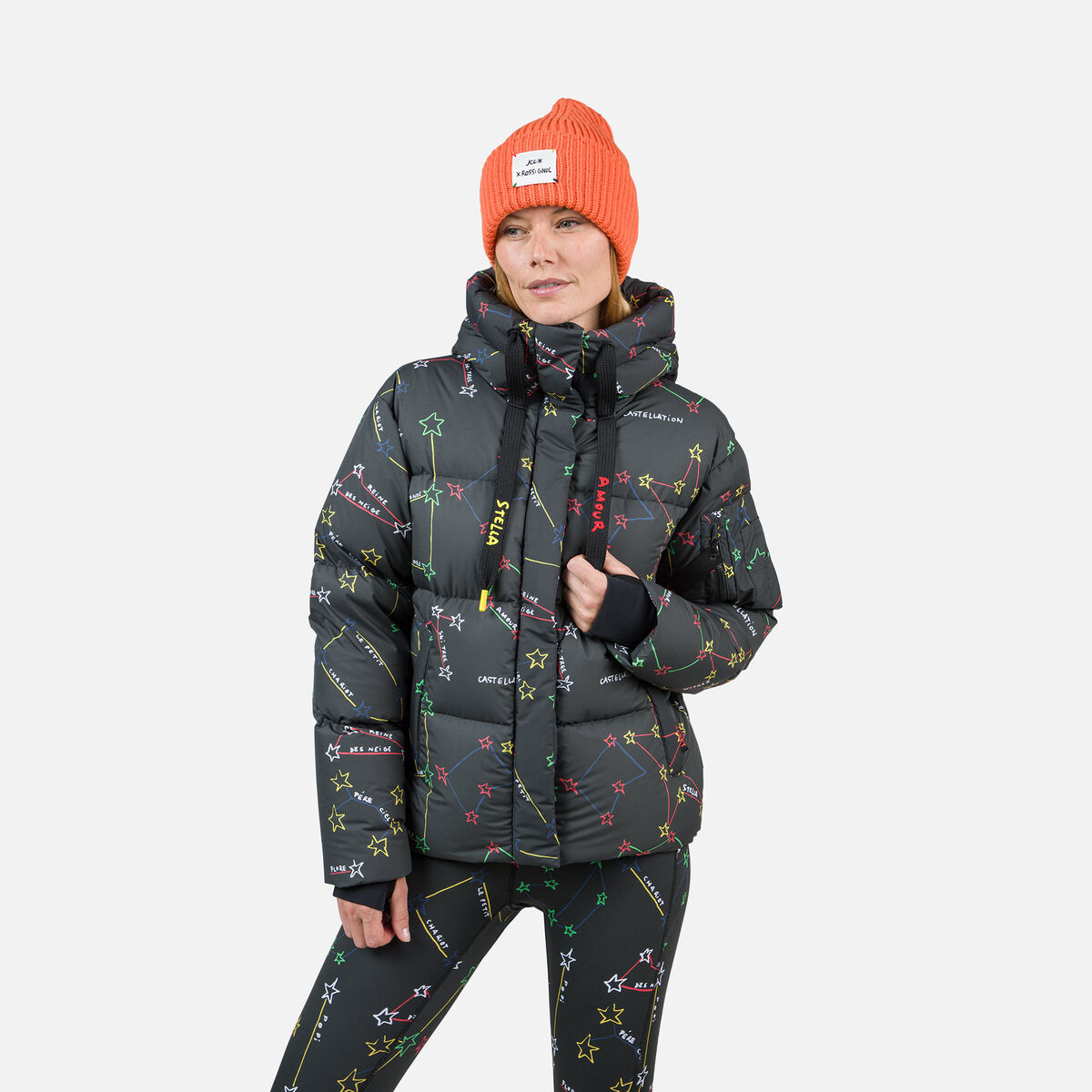 JCC Modul Printed Down Bomberjacke für Damen