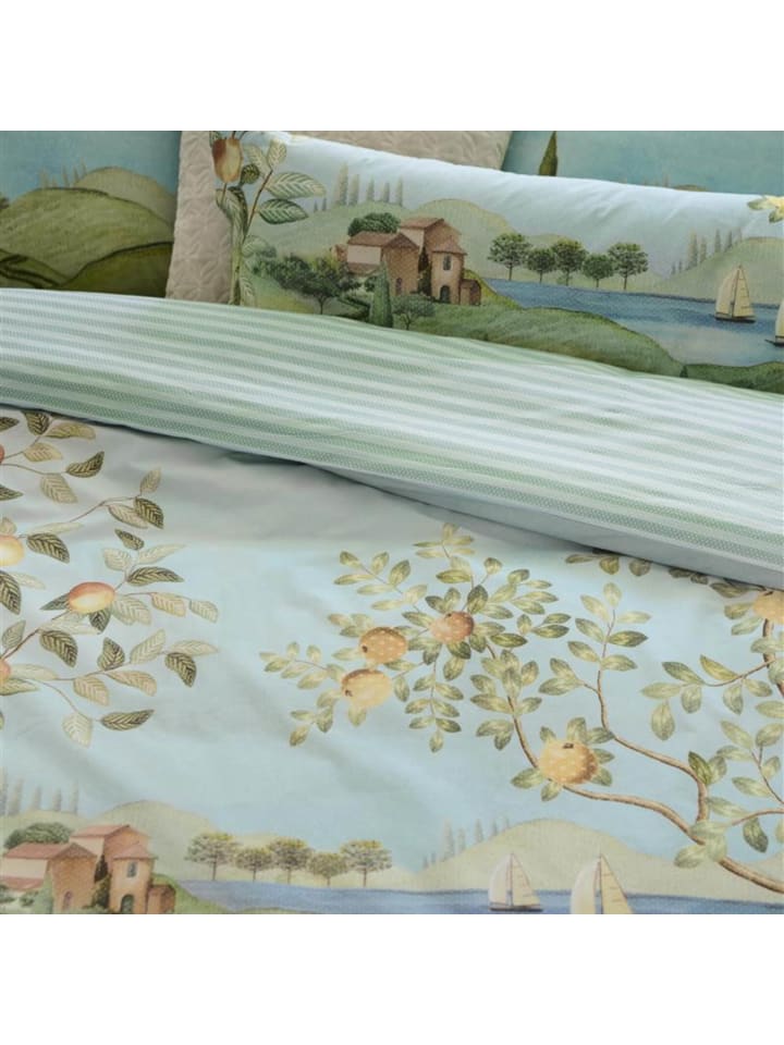 PiP Studio Bettwäsche La Campagna in Grün günstig kaufen 200x200 (2x 80x80 cm)