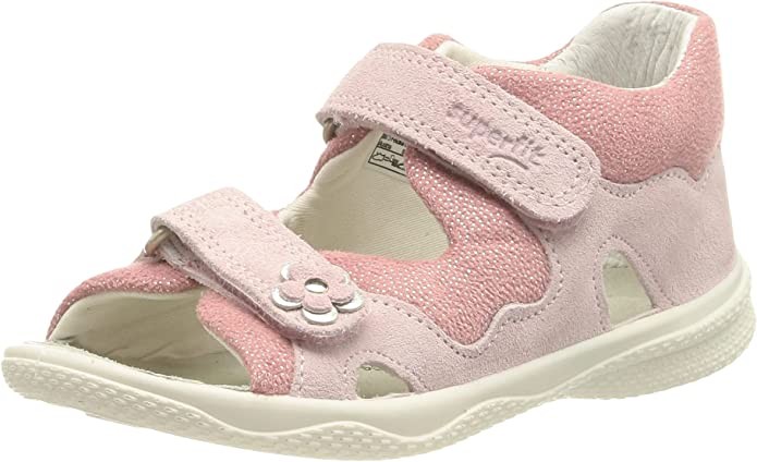 SUPERFIT Mädchen Sandalen rose Sandale Leder - POLLY
