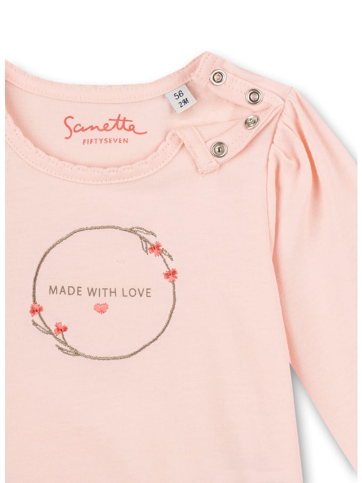 Sanetta Langarmshirt in Rosa günstig kaufen