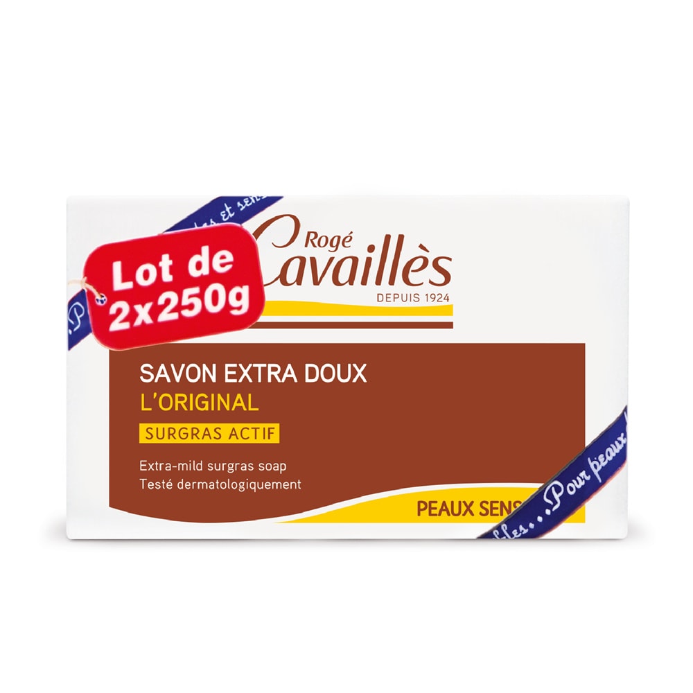 Cavaillès SAVON SURGRAS EXTRA DOUX lot de 2x250gr SAVON