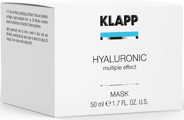 KLAPP Skin Care Science Hyaluronic Mask Gesichtsmaske