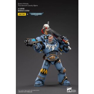 Warhammer 40k Actionfigur 1/18 Space Wolves Thunderwolf Cavalry Bjane