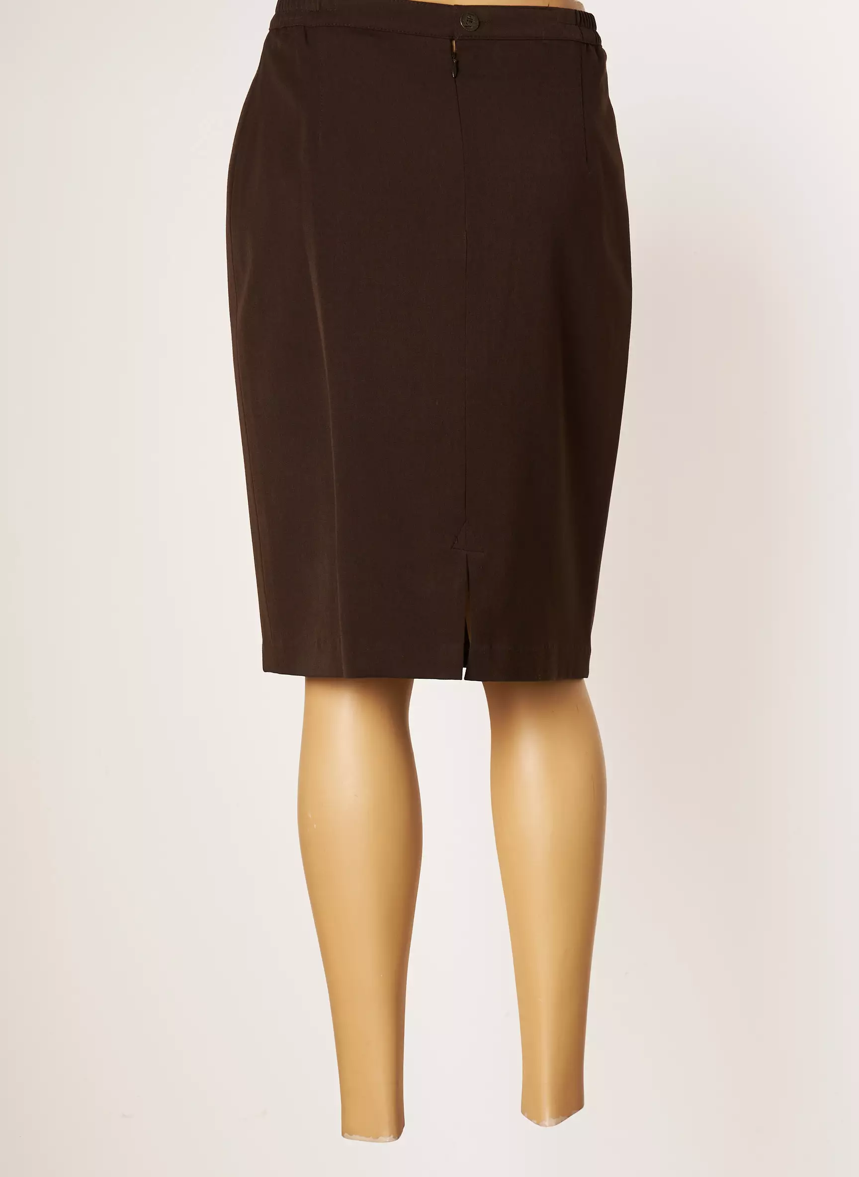 Jumfil Jupes Mi Longues Femme couleur marron