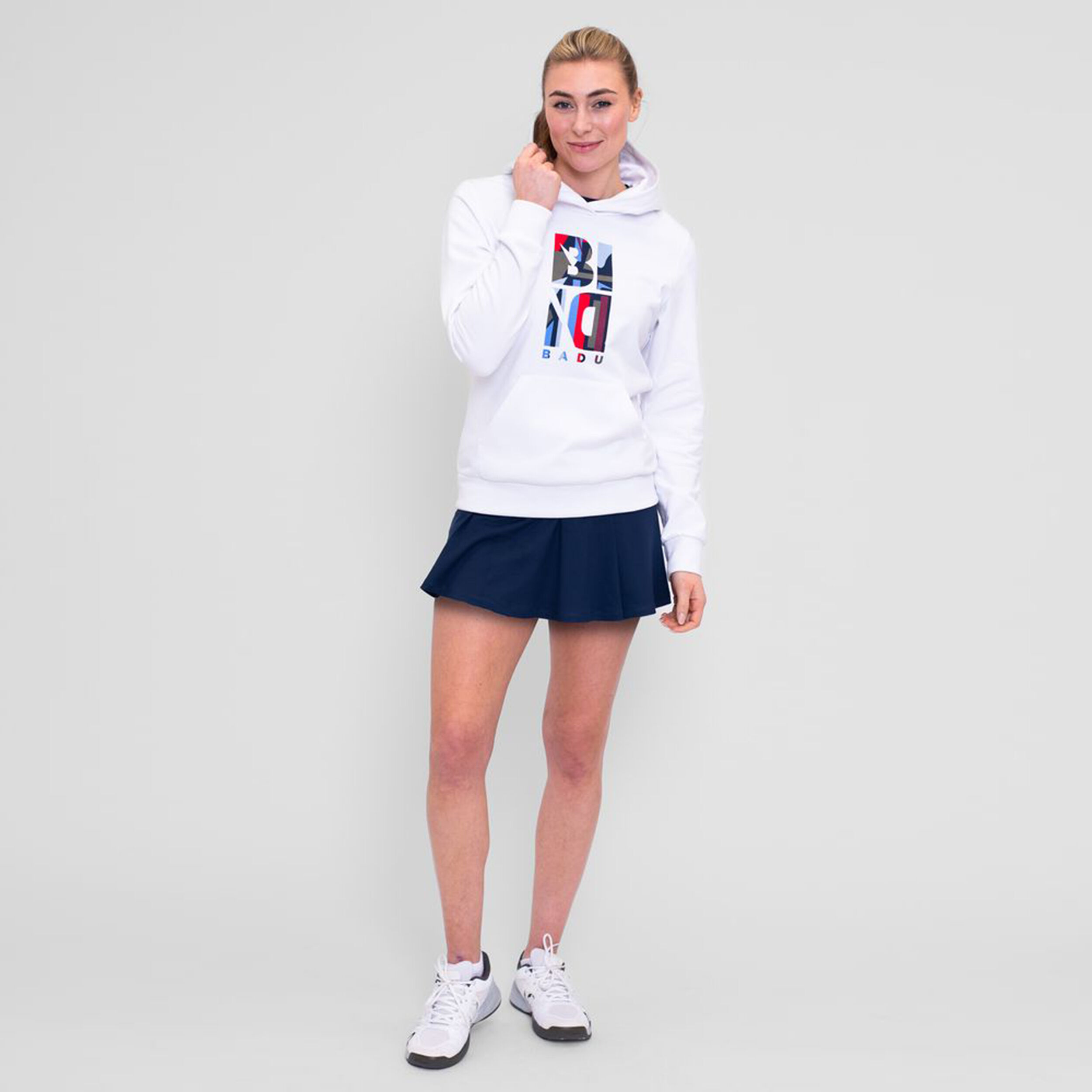 New York 2024 Chill Hoody Damen - Weiß