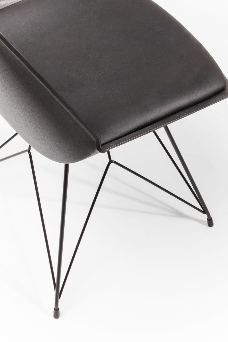 KARE Stuhl Wire Schwarz