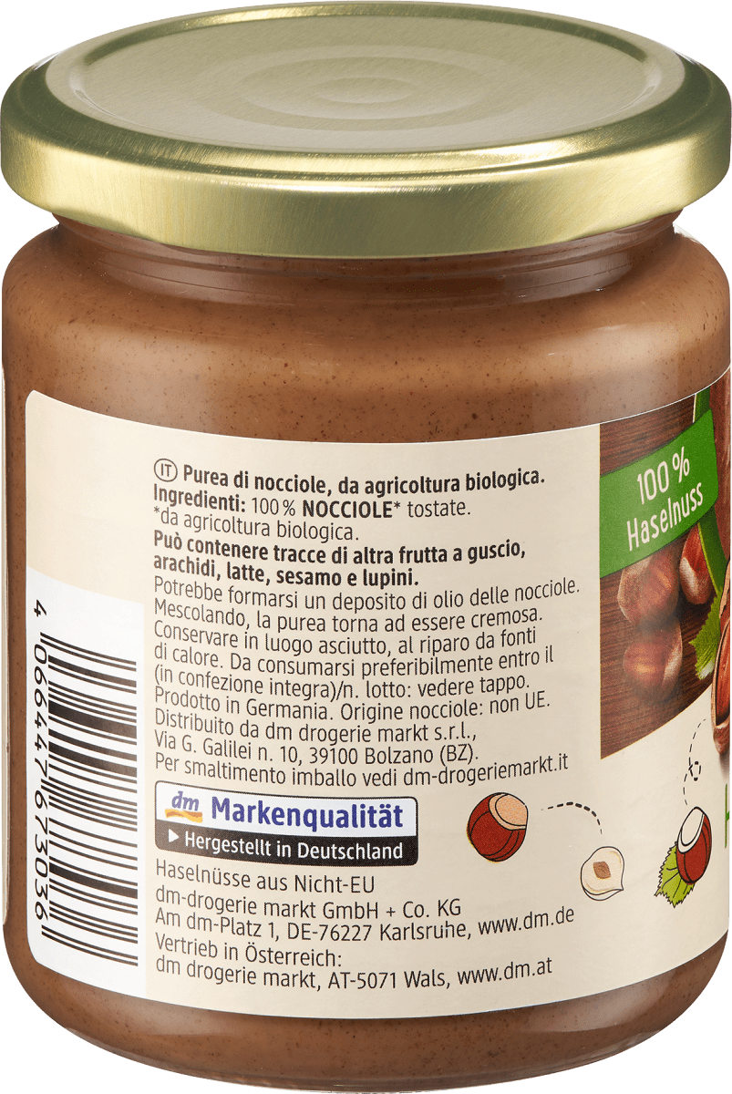 Haselnussmus, 250 g