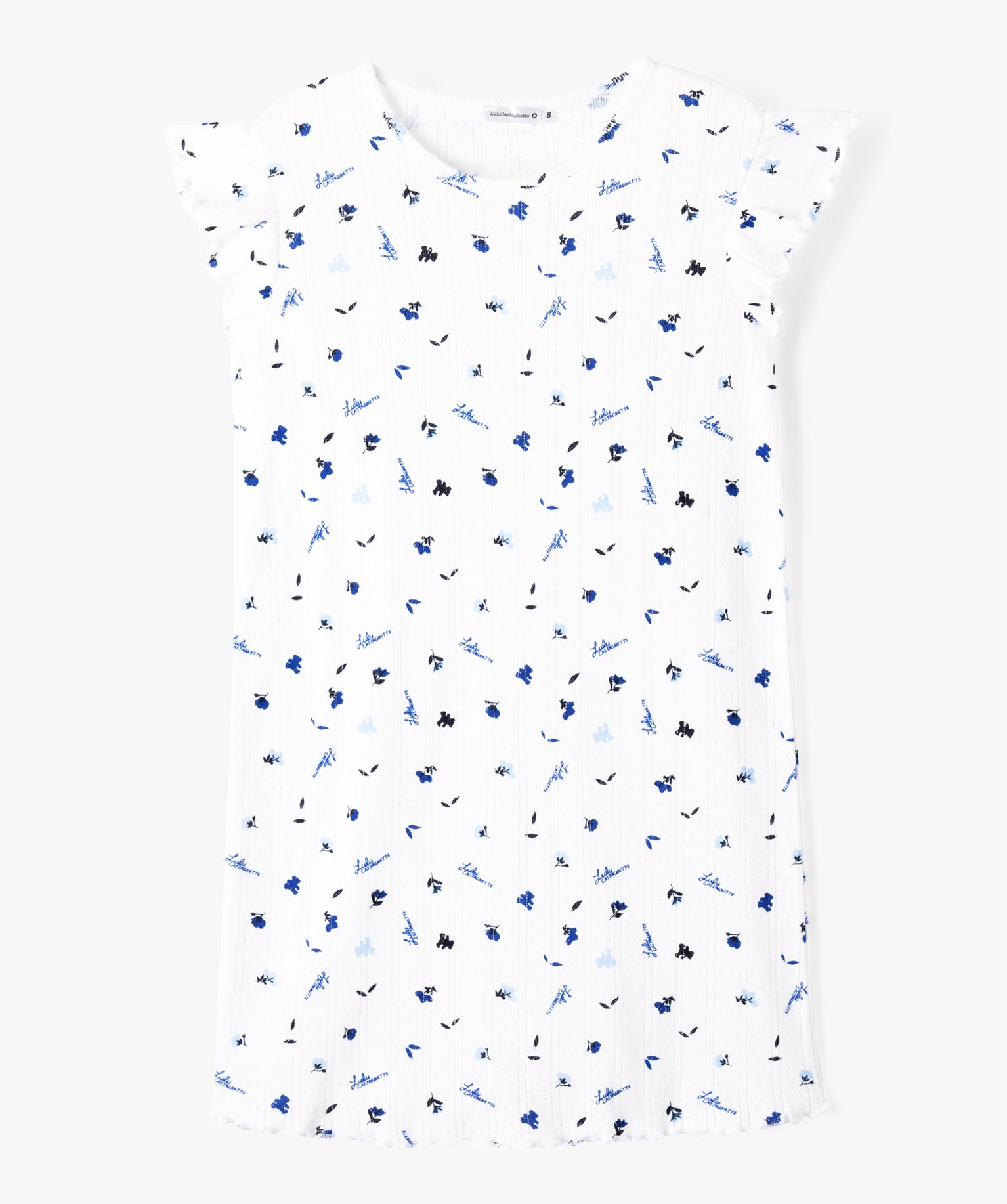 Chemise de nuit fille à motifs fleuris - LuluCastagnette imprime | GEMO