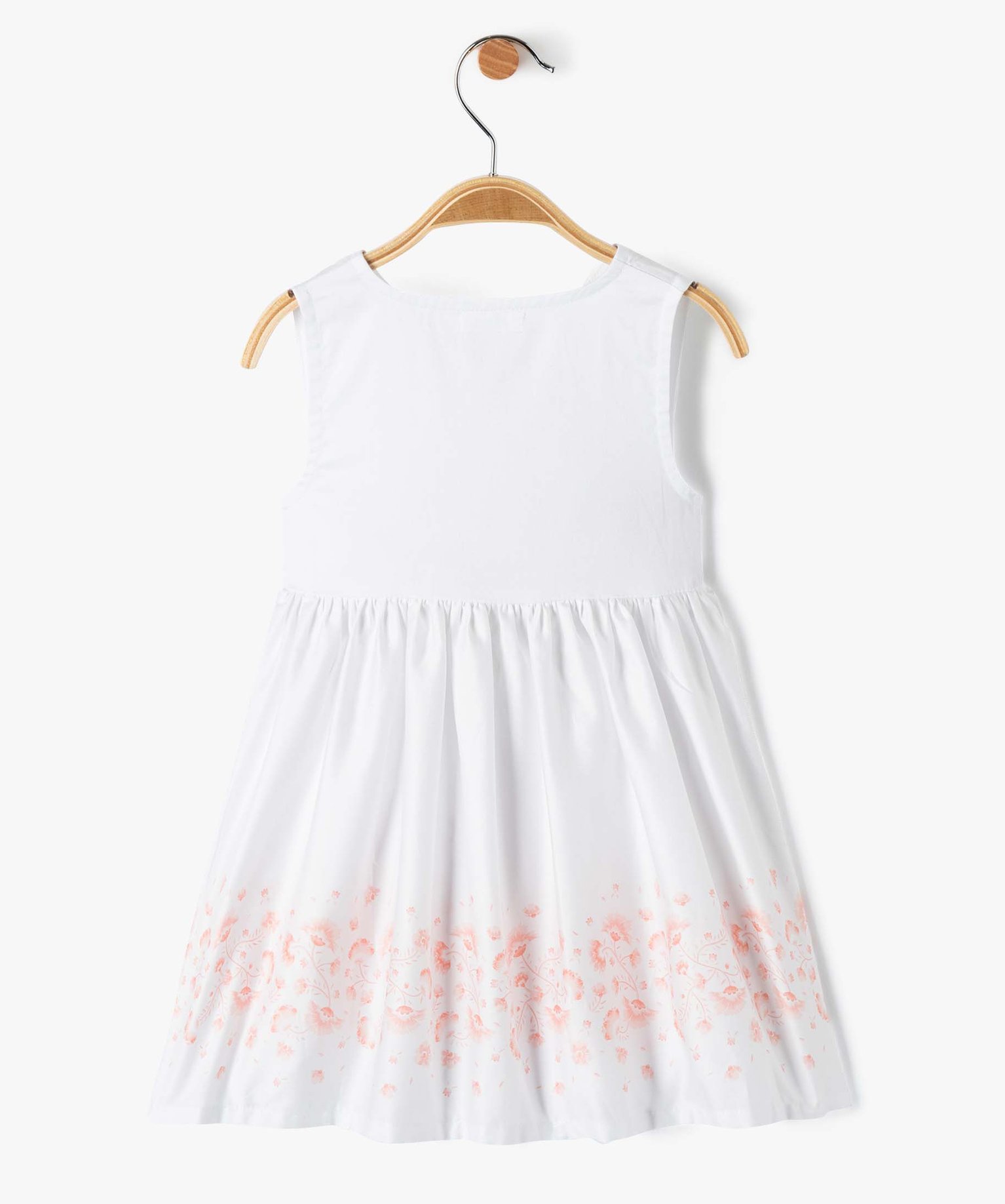 Robe bébé fille portefeuille à motif fleuri multicolore | GEMO