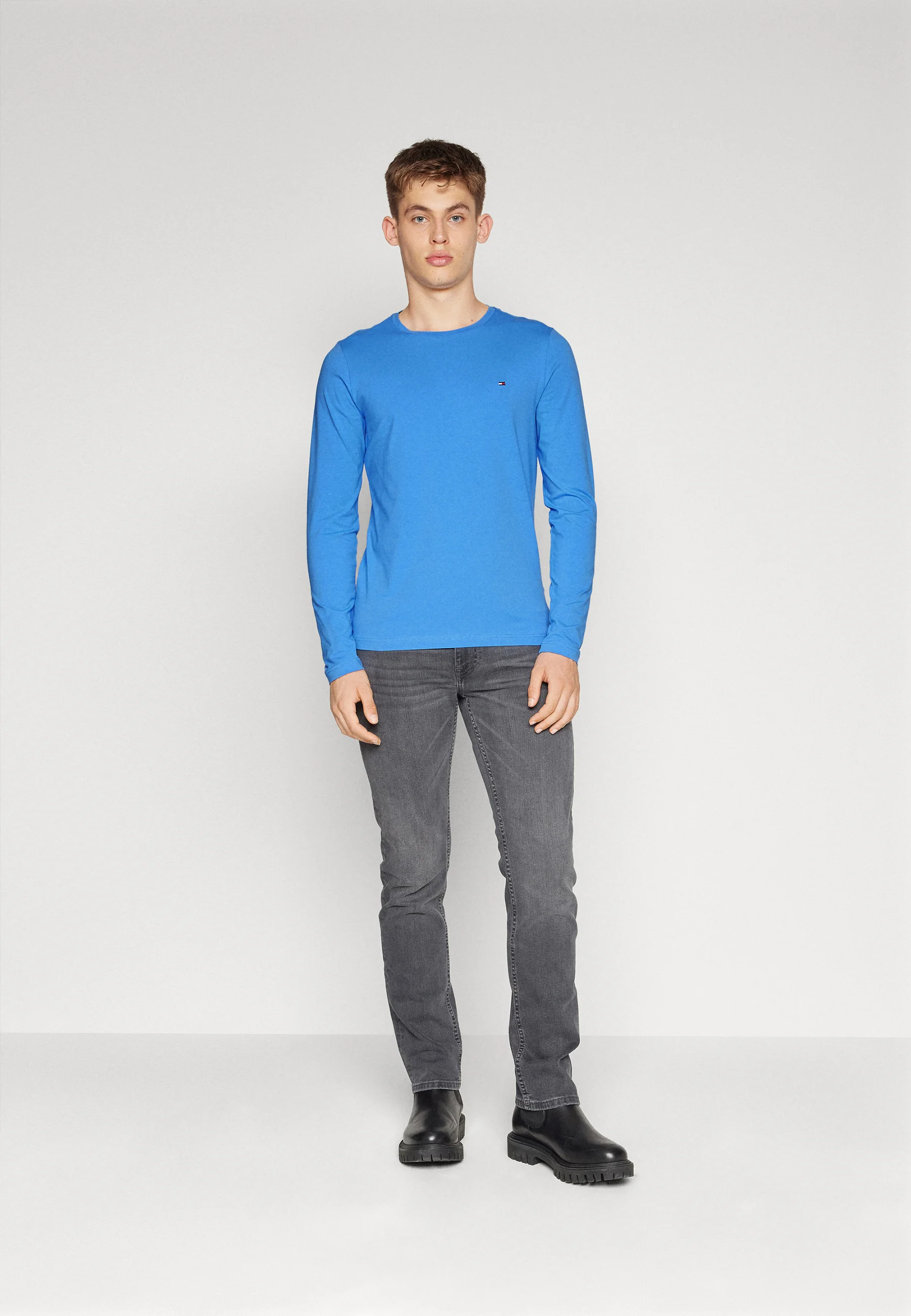 Tommy Hilfiger SLIM FIT LONG SLEEVE TEE - Camiseta de manga larga