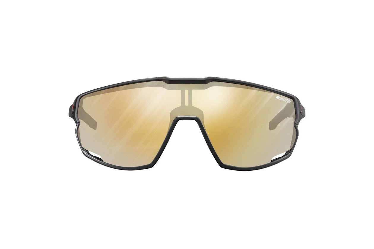 Julbo Rush Matt Schw / Glu00e4nzend Schw - Multilayer Rot