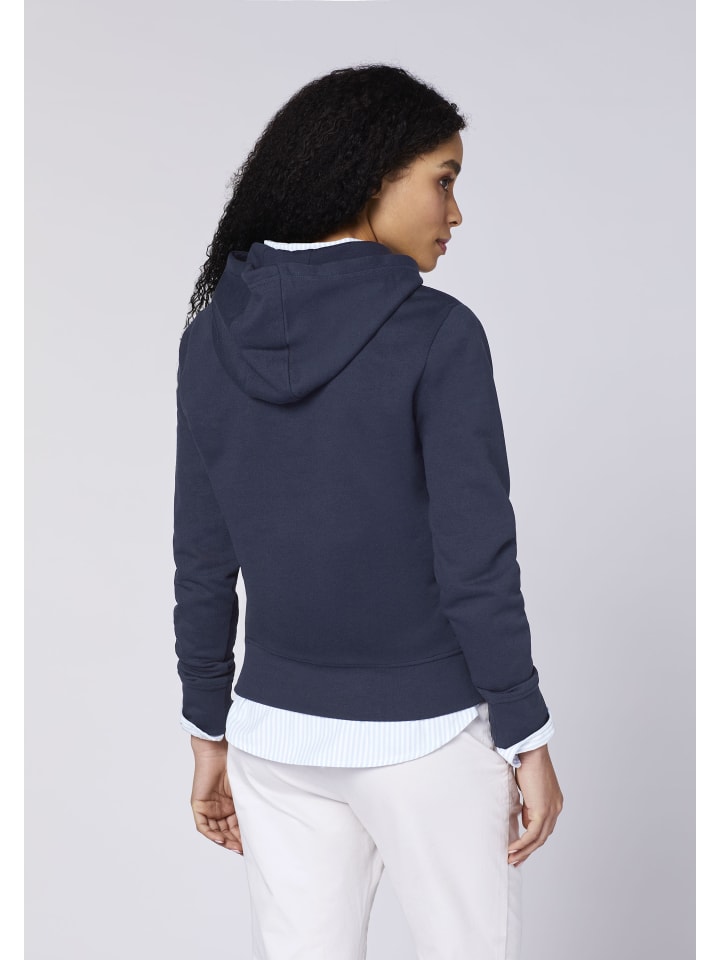 Polo Sylt Kapuzenpullover in Blau günstig kaufen