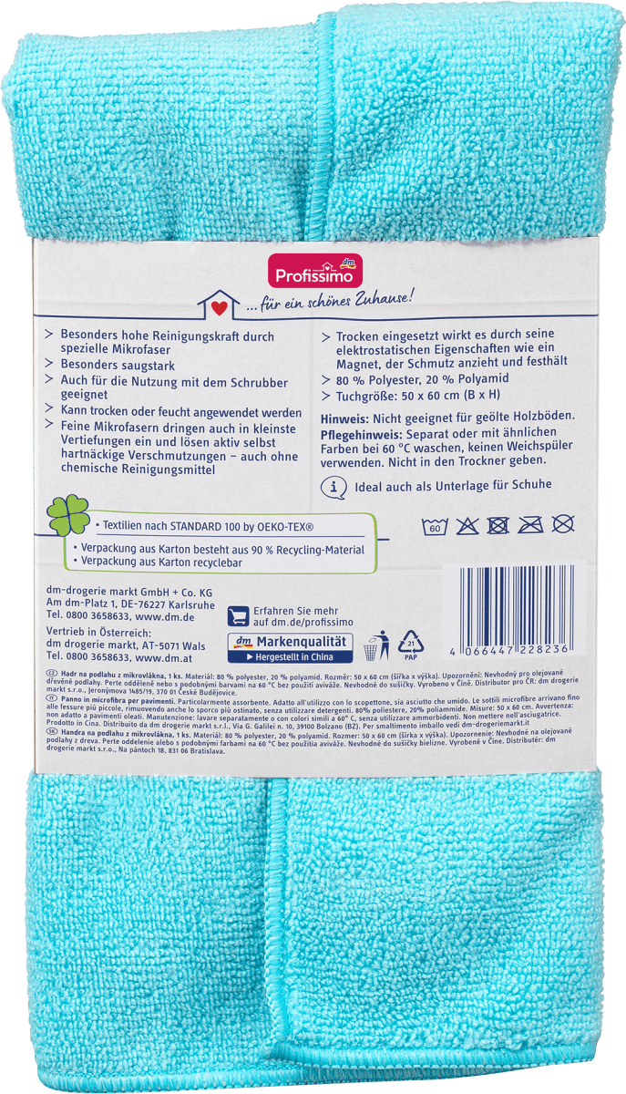 Bodentuch aus Mikrofeinfaser, 1 St