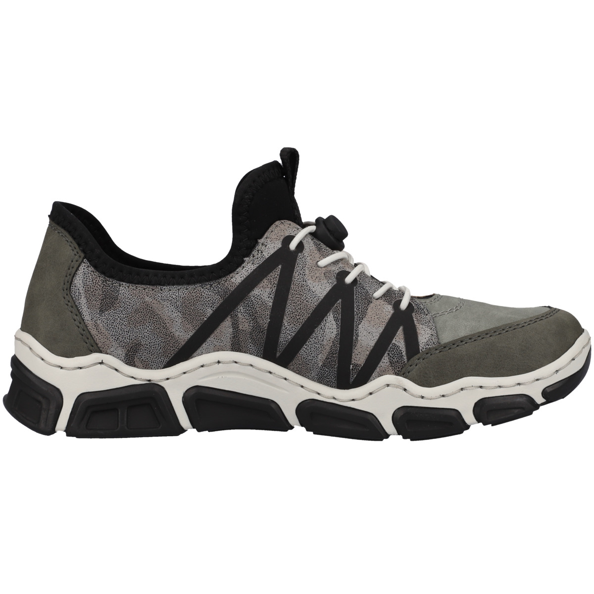 Rieker L0657 Slipper gruen