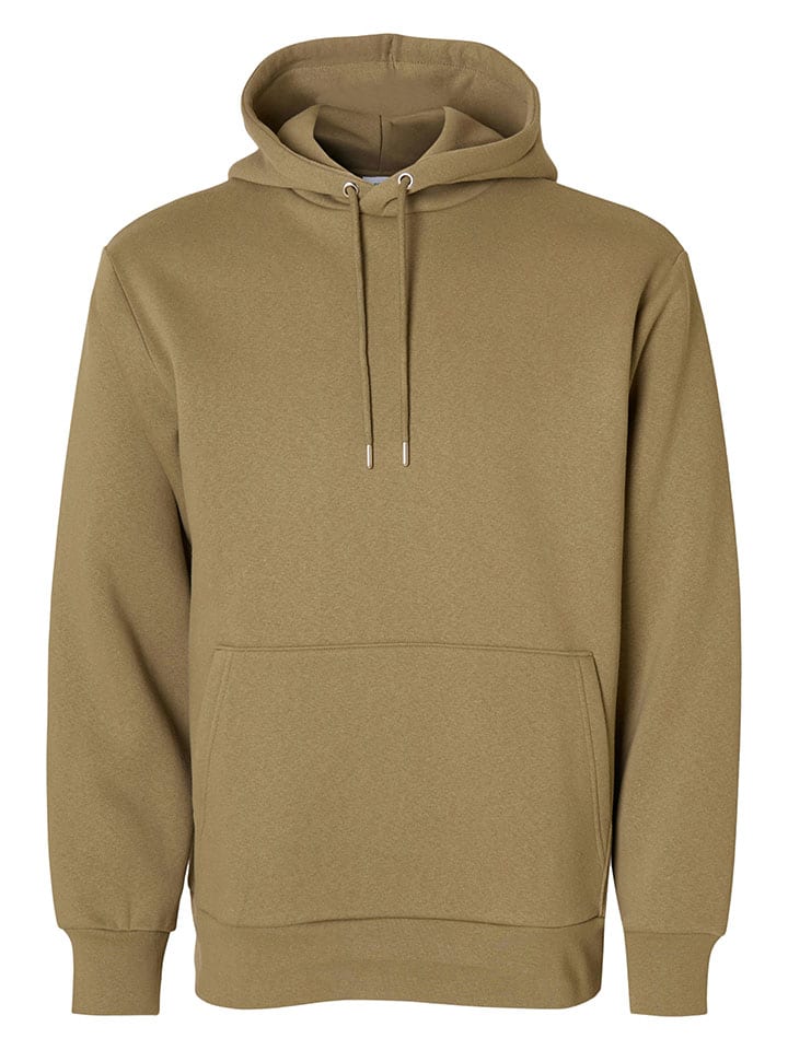 SELECTED HOMME Hoodie in Khaki günstig kaufen