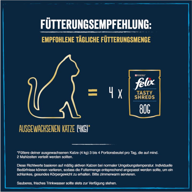 Felix Tasty Shreds 12 x 80 g zu TOP-Preisen