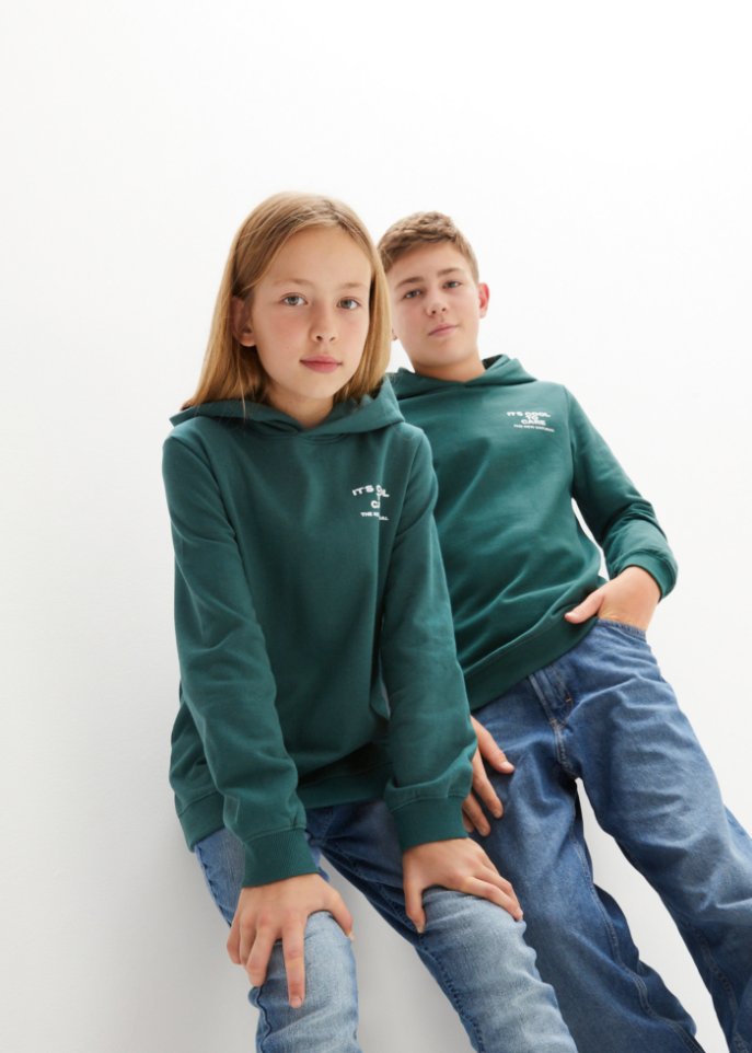 Kinder Kapuzen-Sweatshirt aus Bio Baumwolle