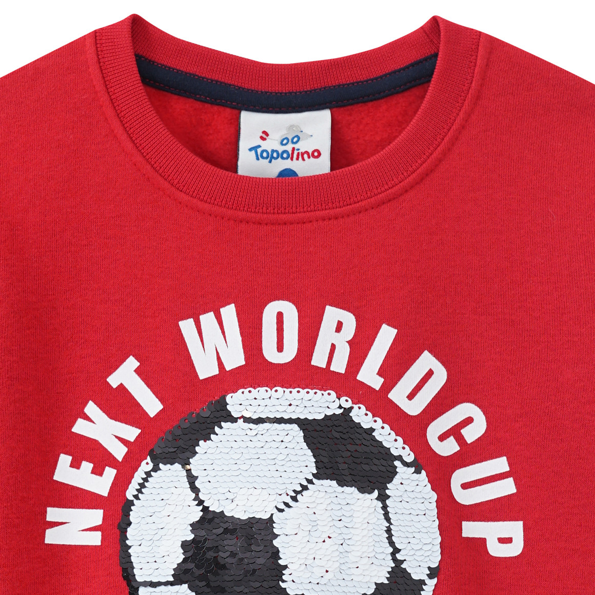 Jungen Sweatshirt mit Wendepailletten