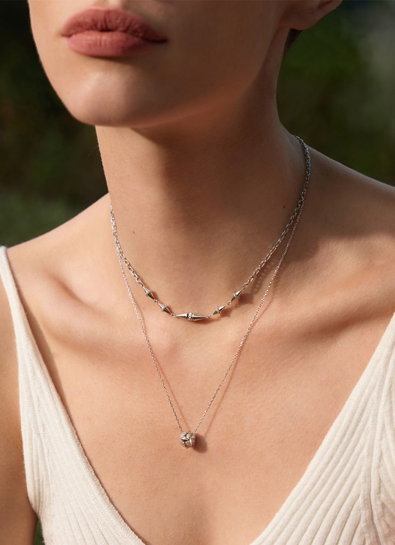 Ania Haie Geometric necklace with zirconia