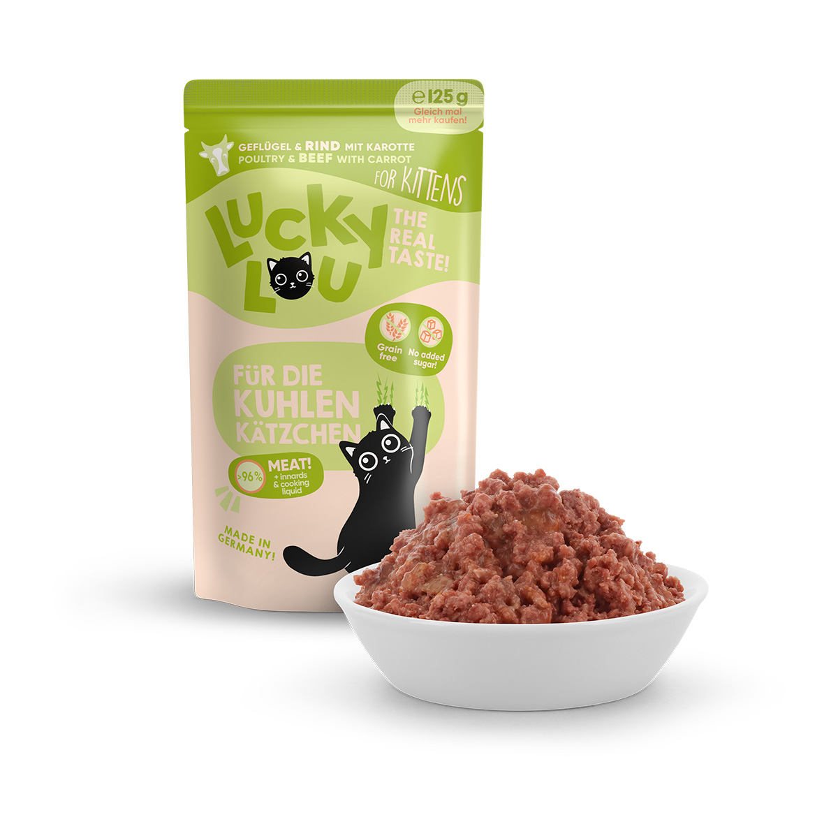Lucky Lou Lifestage Kitten Geflügel & Rind kaufen bei ZooRoyal