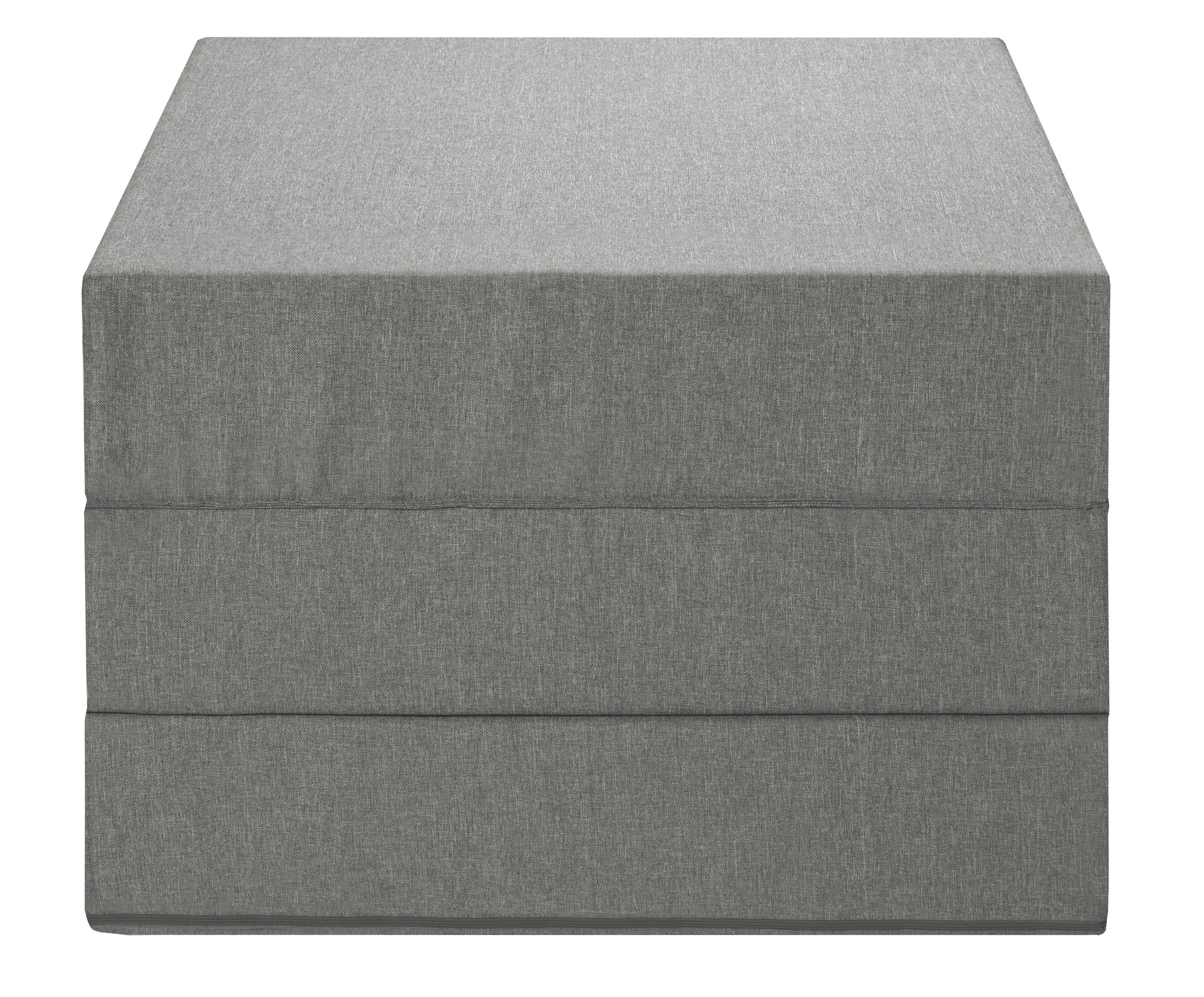 Klappmatratze Premium Gästematratze, Badenia Trendline, 15 cm hoch, Platzsparende Faltmatratze zum Campen, auf Reisen oder als Gästebett