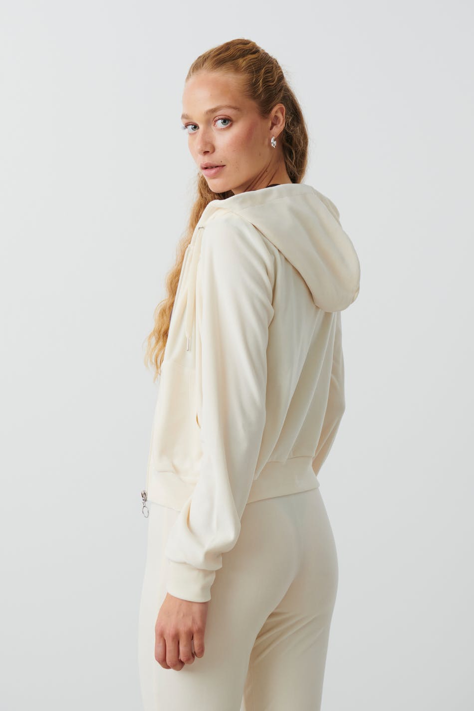 Velour hoodie