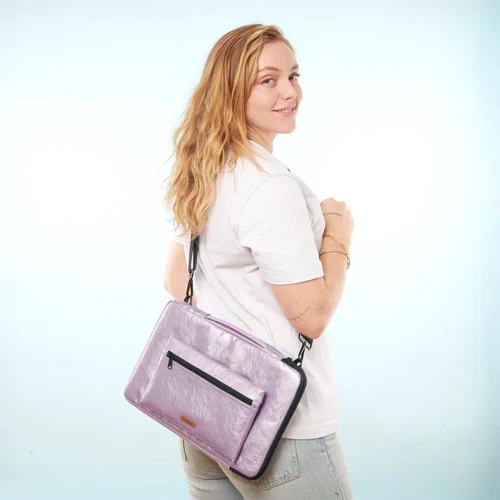 Capri 15/16 inch laptop sleeve, purple