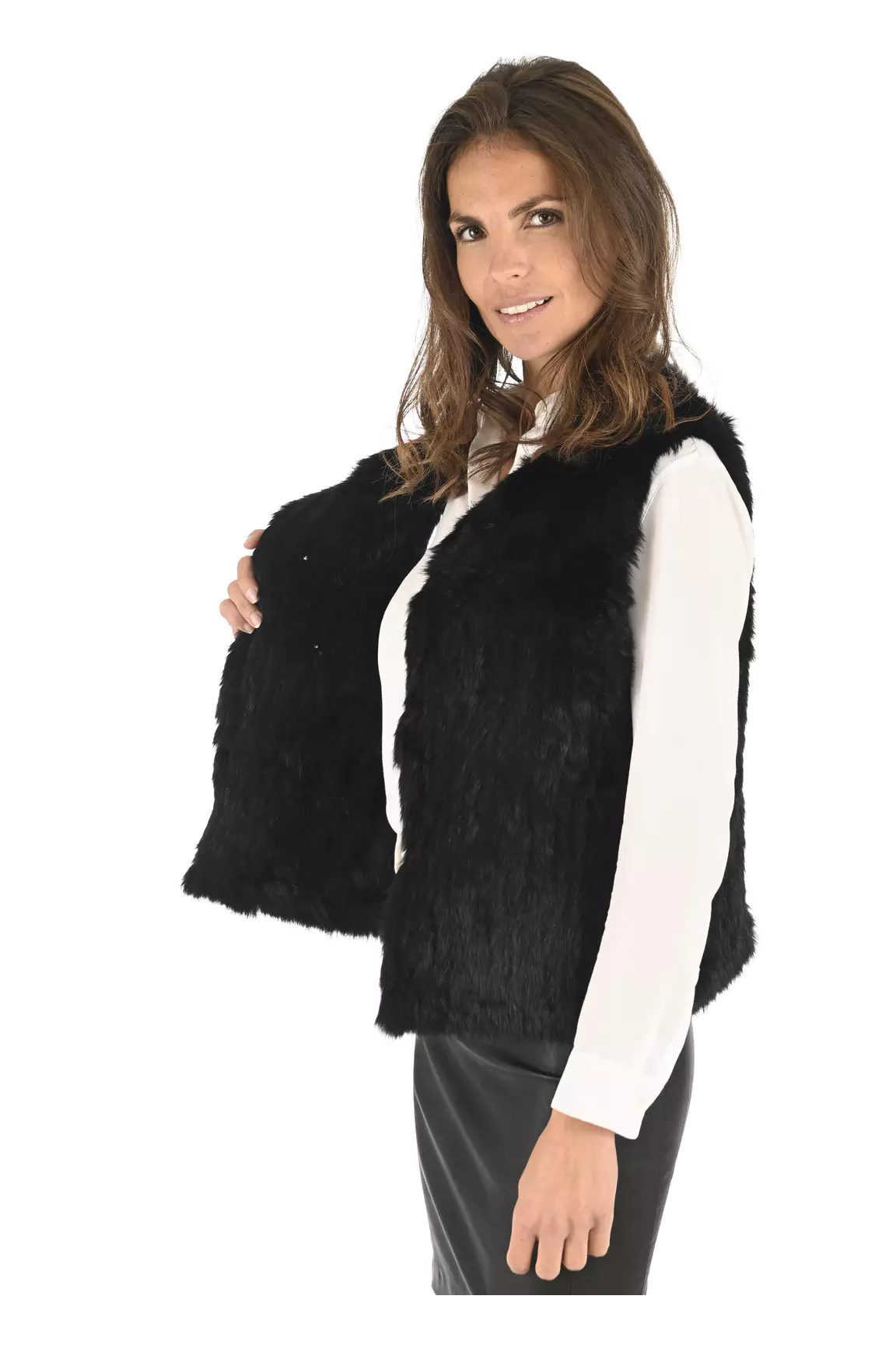 La Canadienne Autres Gilets Femme couleur noir