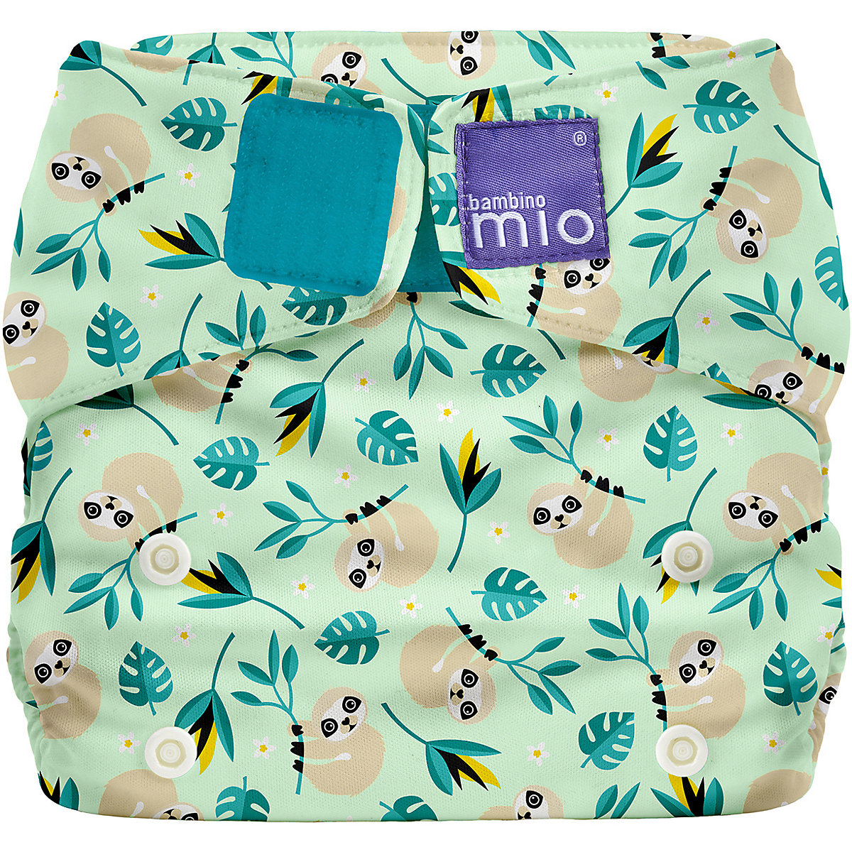 Bambino Mio, miosolo classic All-in-One Stoffwindel, Schaukelndes Faultier