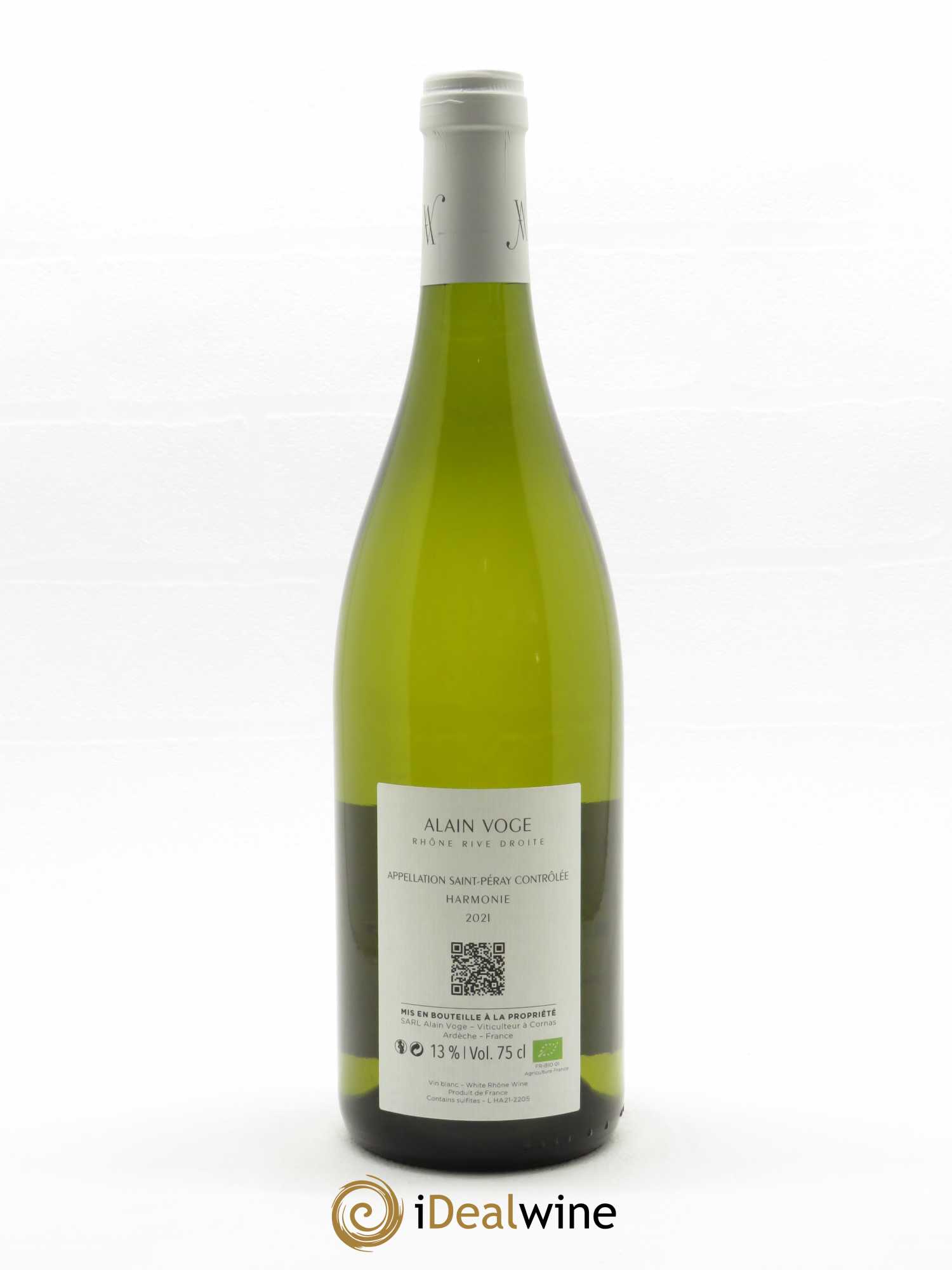 Saint-Péray Harmonie Alain Voge (Domaine)  2021 - Lot de 1 Bouteille