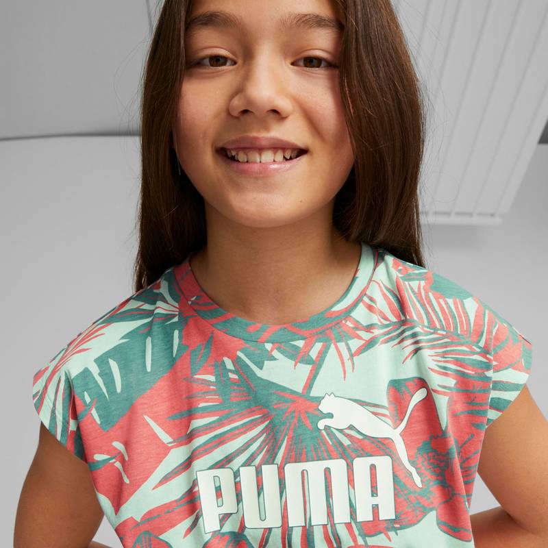 PUMA ESSENTIAL FLOWER POWER AOP T-Shirt Mdchen