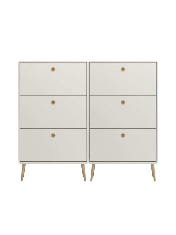 ebuy24 Schuhschrank Softline Weiß 164 x 26 cm günstig kaufen onesize