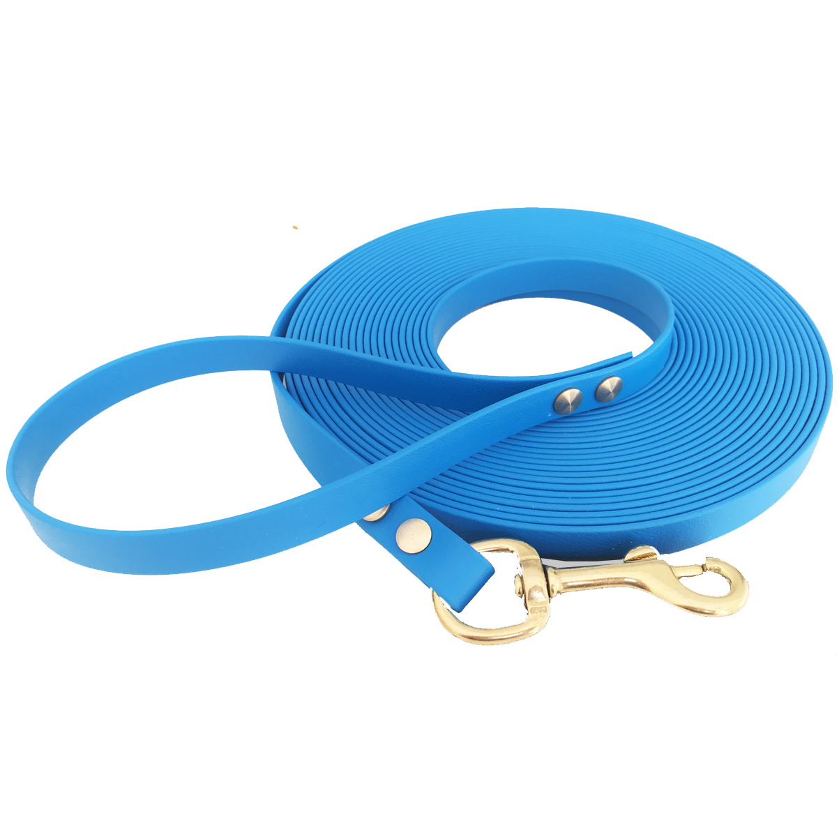 bio-leine Hundeleinen bio-leine 25-35 kg Schleppleine Biothane hellblau 20 m