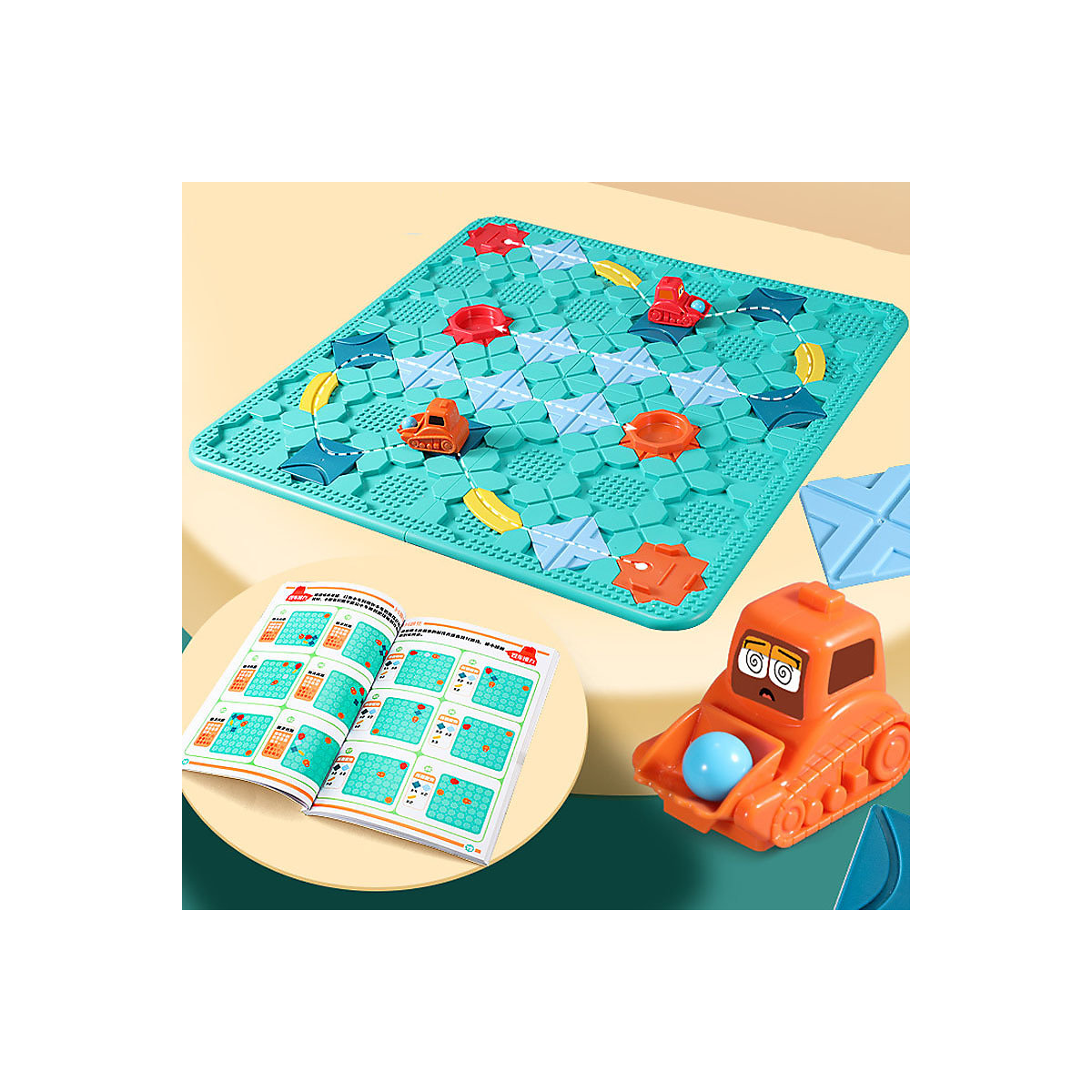 Auto Straßenlabyrinth Kinder Spielzeug Familie Tisch Brettspiel Pädagogisches Denken