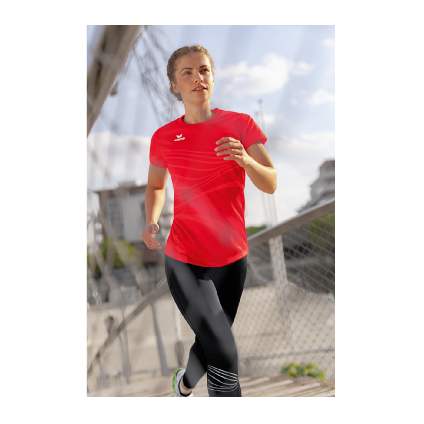 Erima Racing Leggings Damen Schwarz