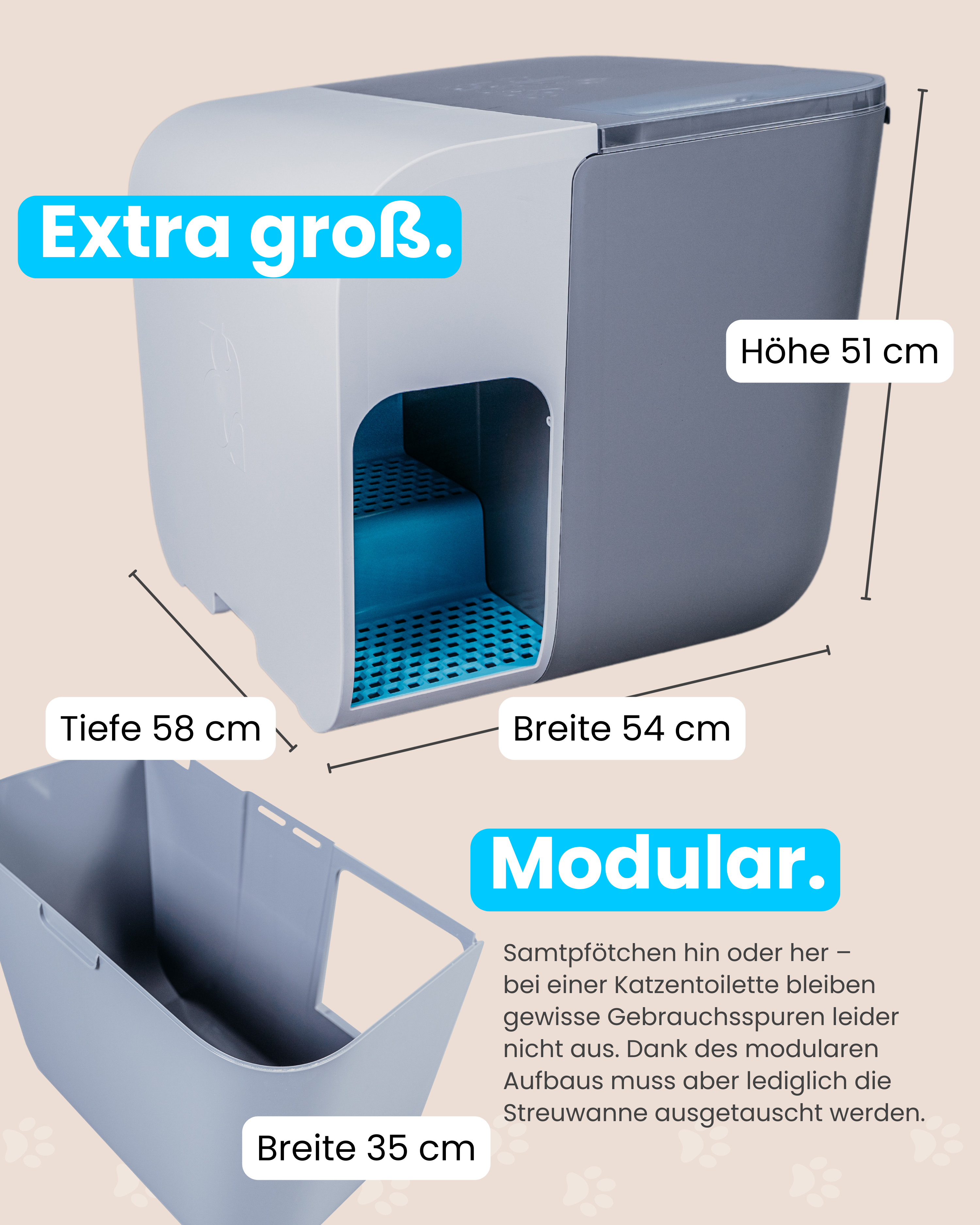 elly&bruce Katzentoiletten elly&bruce Katzentoilette Cloou