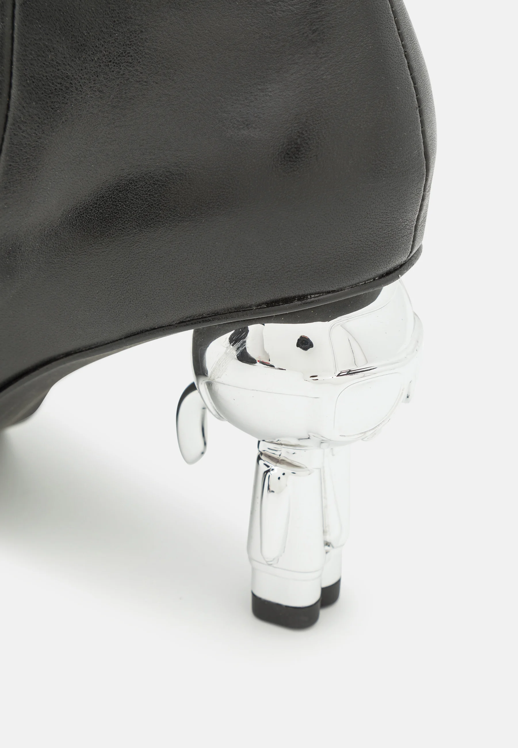 BOTINES CORTOS CON CREMALLERA Y TACÓN IKON DE KARL LAGERFELD - Botines