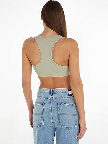 TOMMY-JEANS Damen Bralette Top TJCW ESS RIB JERSEY BRA TOP