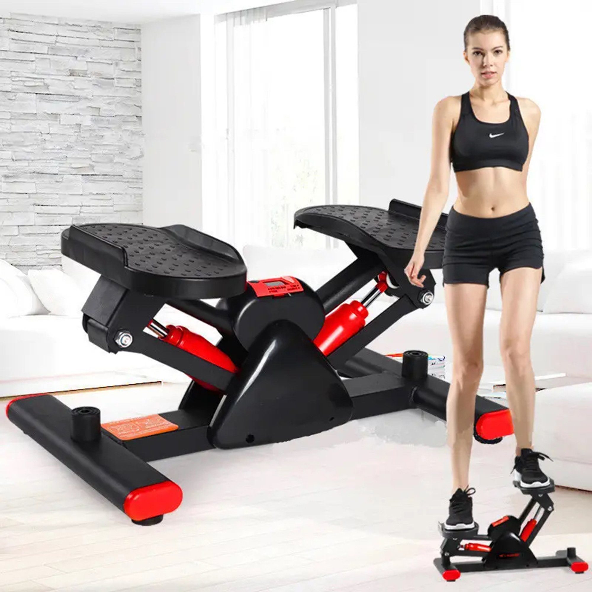 Technofit Mini-Stepper TT1052 Stepper für zu Hause 2 in 1 Twister Stepper, mit Schrittzähler