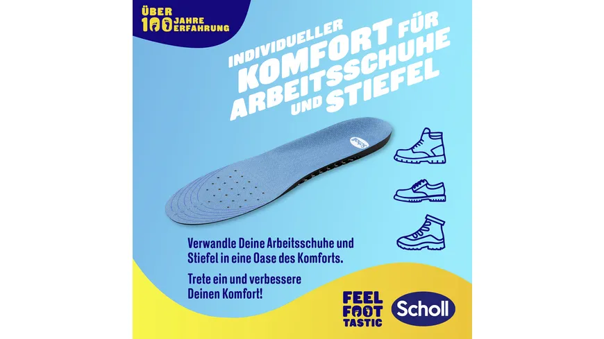 Scholl GelActiv Einlegesohlen WORK Größe L 40-46