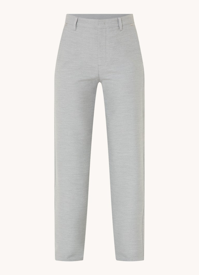 Pantaloni Vanilia cu talie înaltă, cu talie lată și buzunare laterale.