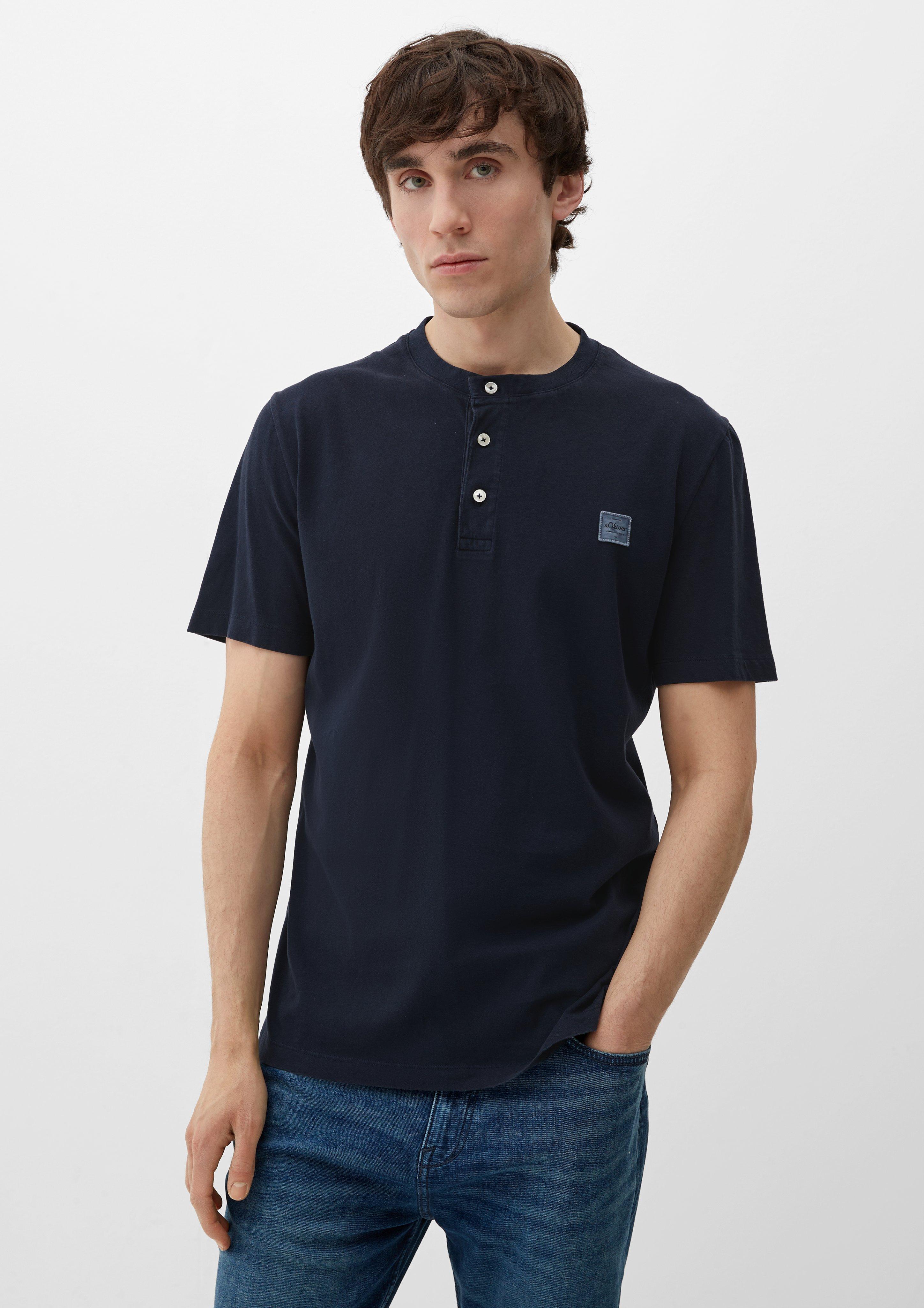 T-Shirt mit Henley-Ausschnitt  2133166-5955