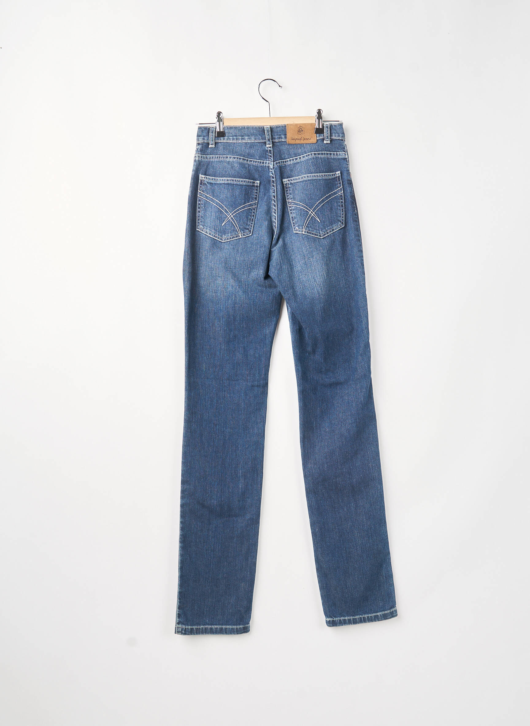 Impaqt Jeans Coupe Slim Femme couleur bleu