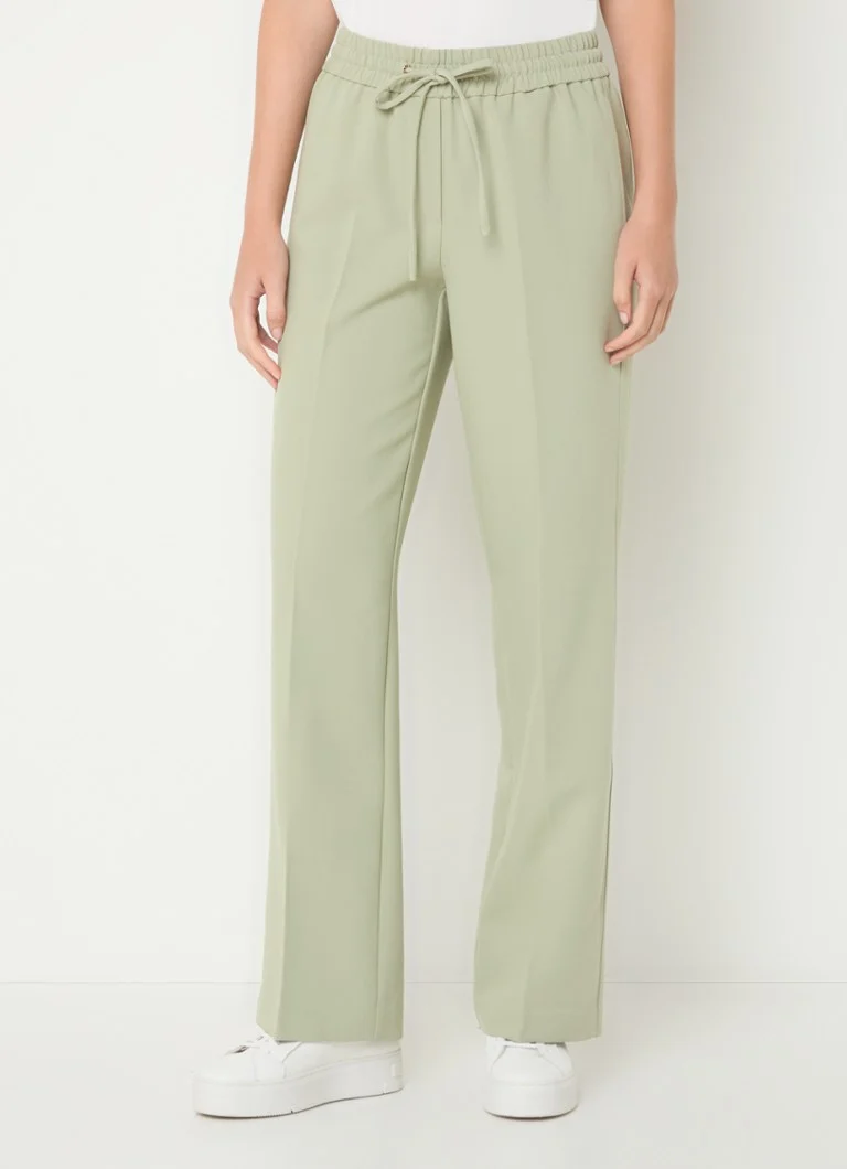 Pantaloni Fifth House Didi a vita alta e gamba larga con piega stirata