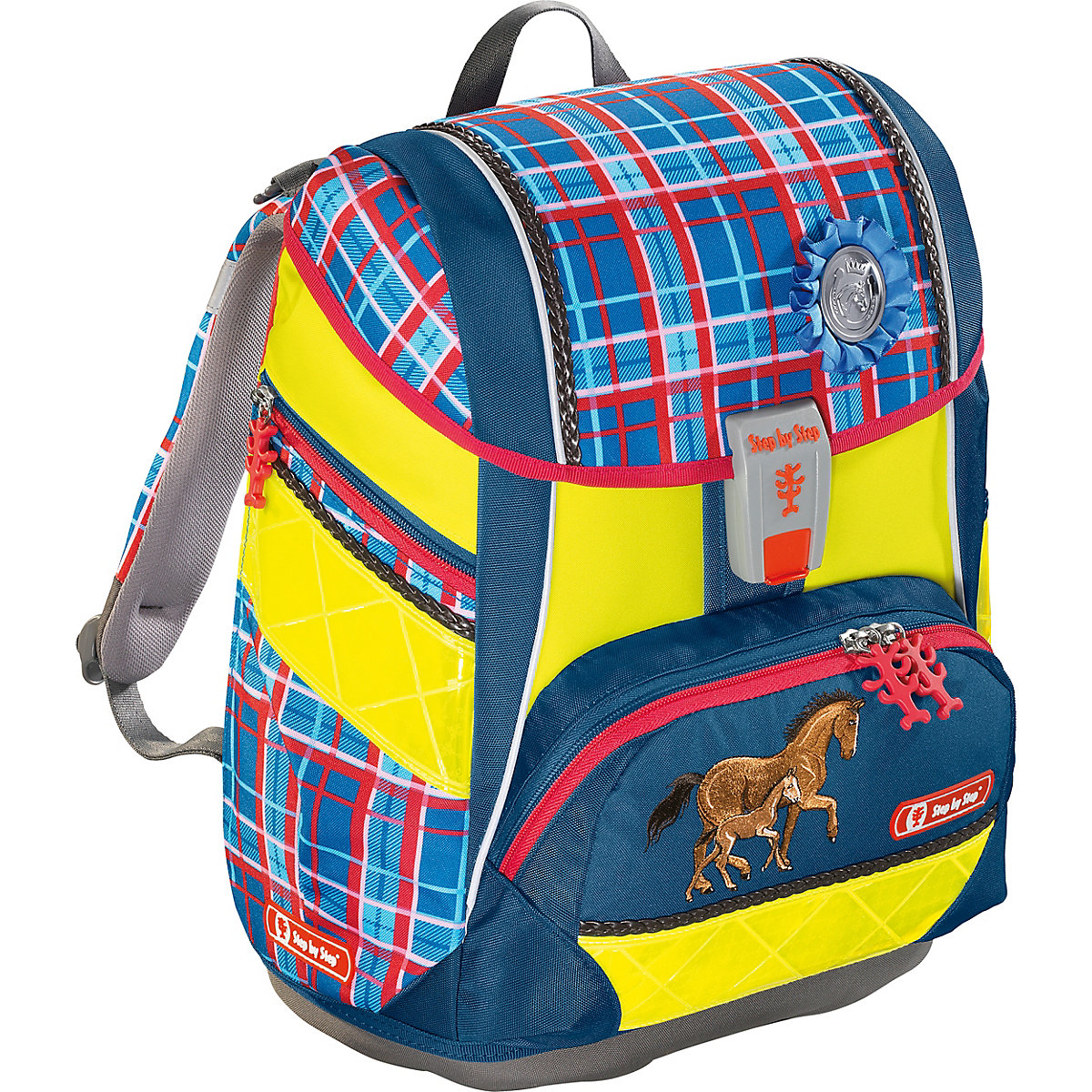 Schulranzenset 2IN1 DIN Horse Family, 4-tlg. (Kollektion 2018)