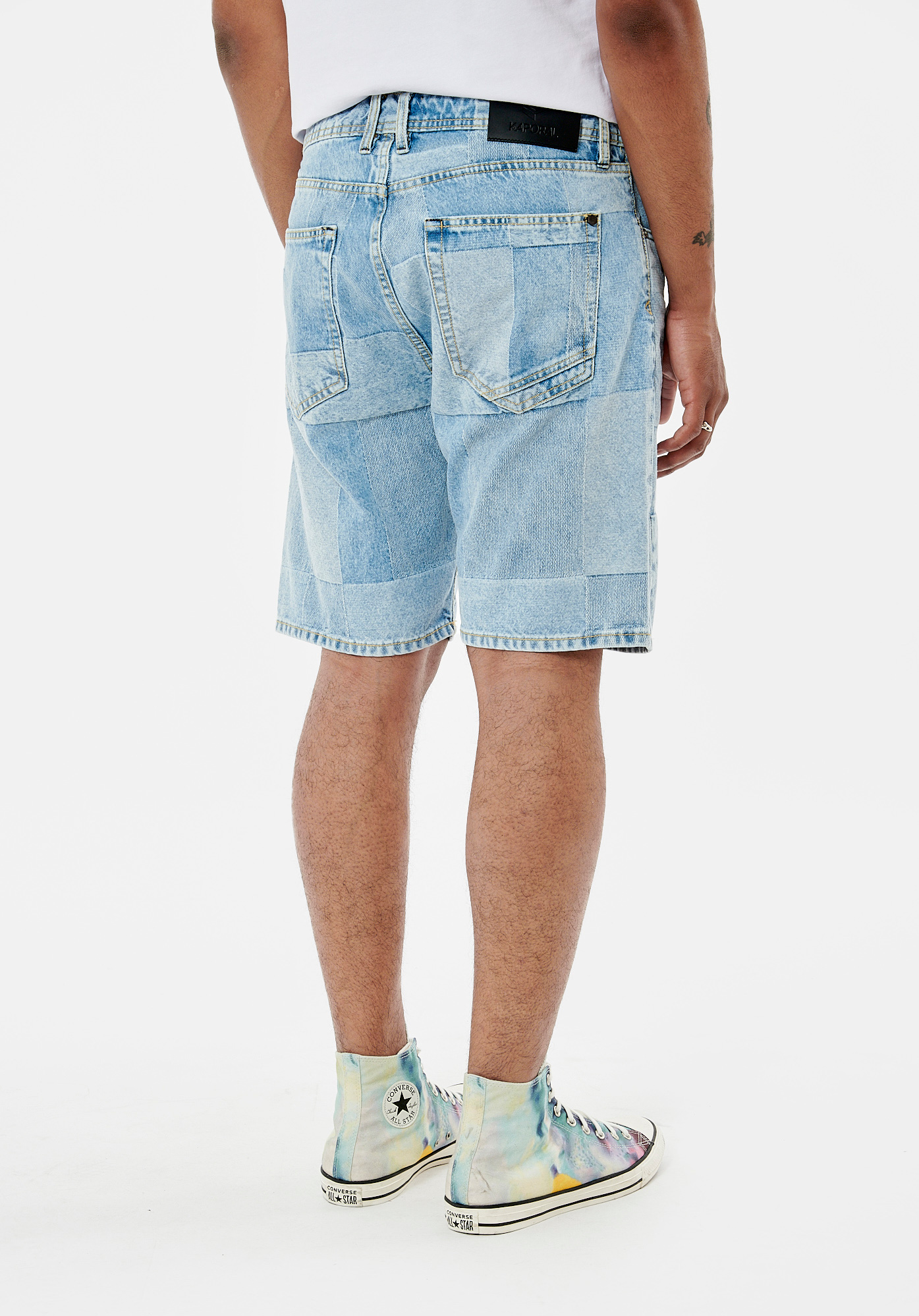 EDEN   Short loose patchwork homme