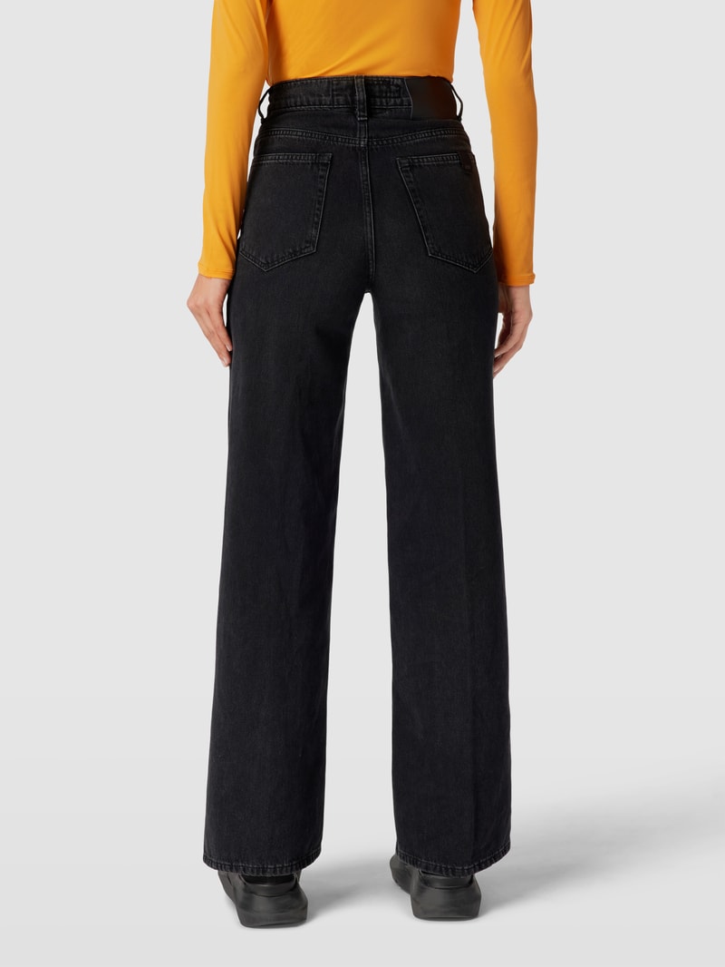 Loose Fit Jeans in 5-Pocket-Design Modell 'CAUSE' in anthrazit