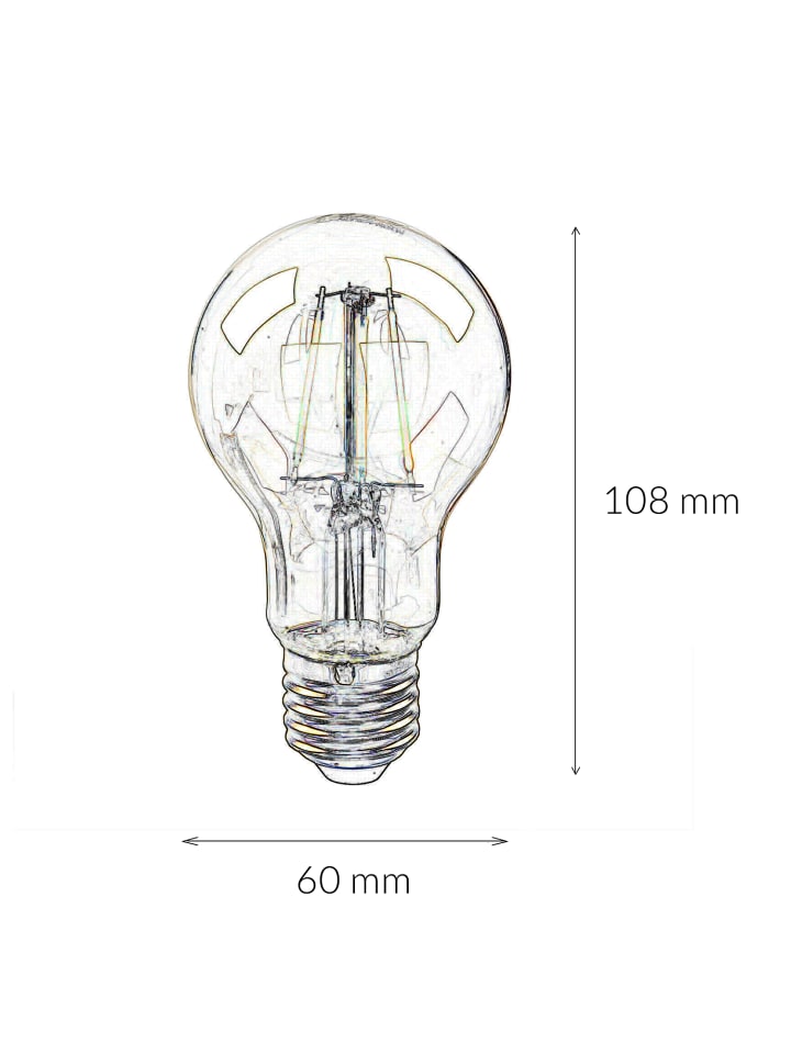 Licht-Erlebnisse E27 LED-Leuchtmittel in Warmweiß EEK F A bis G in Braun günstig kaufen onesize
