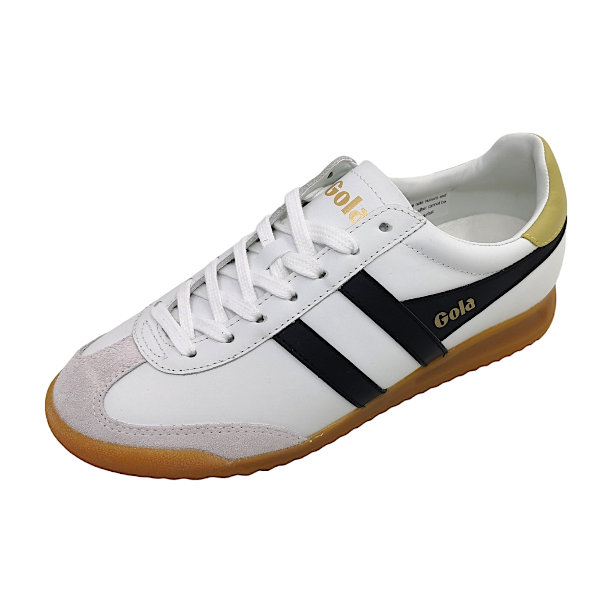 Gola Torpedo Leather CLB622 Weiß White/Black/Lemon