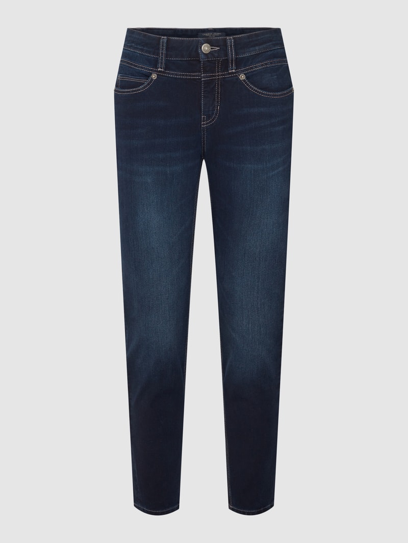 Comfort Fit Jeans mit 5-Pocket-Design Modell 'POSH' in blau